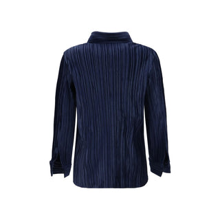 Blue Polyester Shirt