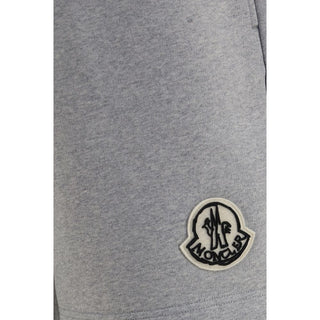 Gray Cotton Bermuda Shorts