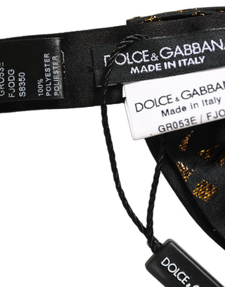 Dark Gray Speckle Pattern Adjustable Neck Papillon Bow Tie