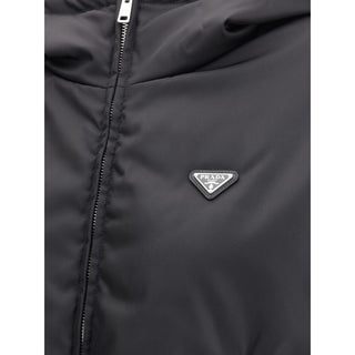 Black Recycled Polyamide Shell Jacket