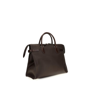 Brown Calf Leather Bos Taurus Handbag