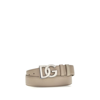 Beige Calf Leather Bos Taurus Regular Belt