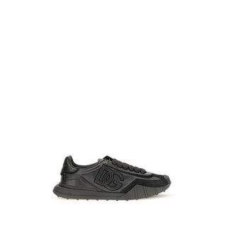 Black Calf Leather Bos Taurus Athletic Sneakers