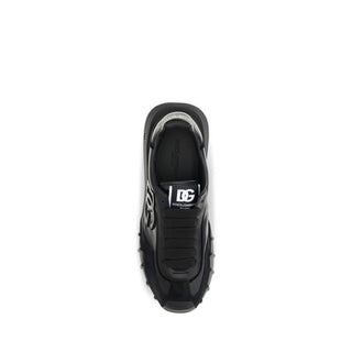 Black Calf Leather Bos Taurus Athletic Sneakers