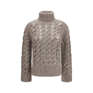 Beige Wool Oves Aries Turtleneck