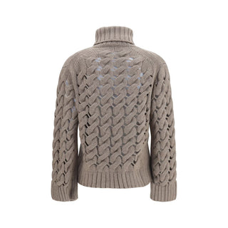 Beige Wool Oves Aries Turtleneck