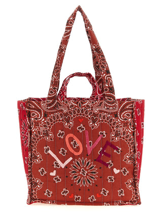 Multicolor Cotton Tote Bag