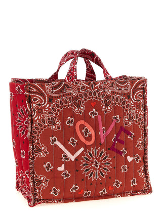 Multicolor Cotton Tote Bag
