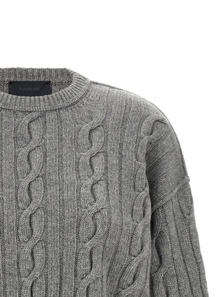 Gray Cotton Cardigan