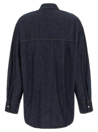 Blue Cotton Blouse