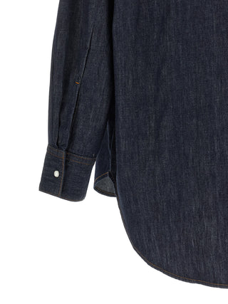 Blue Cotton Blouse