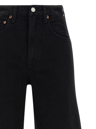 Black Cotton Jeans Denim