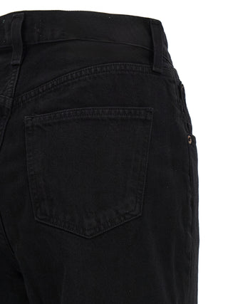 Black Cotton Jeans Denim