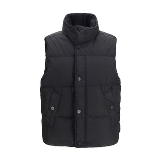 Black Goose Down Sleeveless Jacket