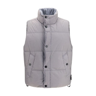 Gray Goose Down Sleeveless Jacket