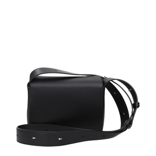 Black Leather Crossbody Bag