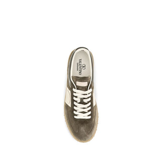 Bicolor Calf Leather Bos Taurus Low Top Sneakers