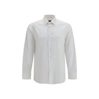 White Cotton Dress Shirt