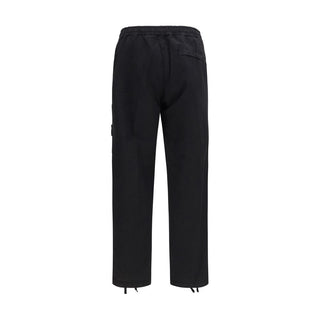 Black Cotton Cargo Pants