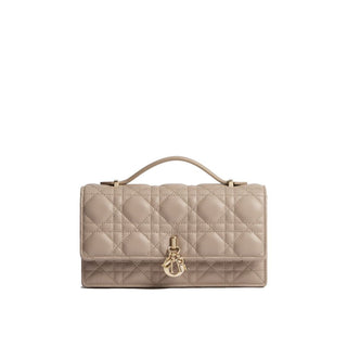 Beige Leather Handbag