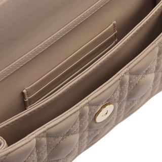 Beige Leather Handbag