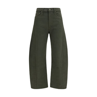 Bicolor Cotton Relaxed Fit Jeans