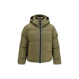 Bicolor Polyamide Full-Length Jacket