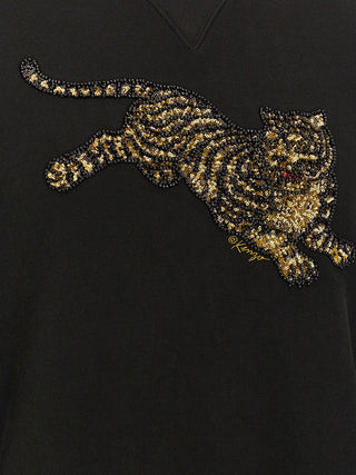 Black Cotton Sweatshirt