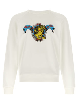 White Viscose Sweatshirt