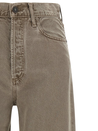 Brown Lyocell Relaxed Fit Jeans