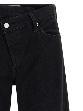 Black Cotton Relaxed Fit Jeans