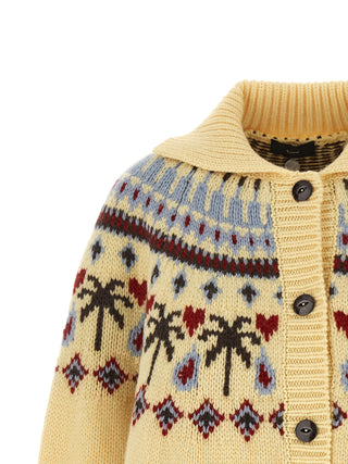 Multicolor Virgin Wool Cardigan