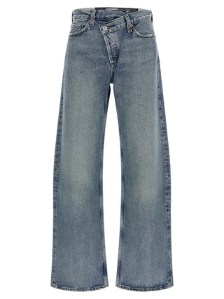 Blue Cotton Relaxed Fit Jeans