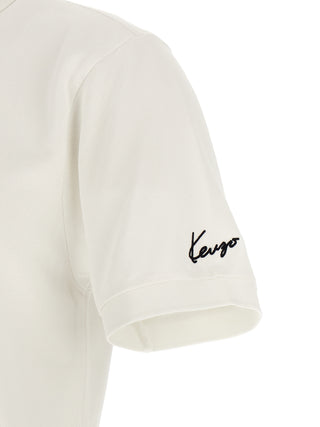 White Cotton Polo Shirt