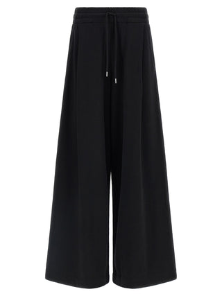 Black Cotton Athletic Pants