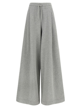 Gray Cotton Casual Pants