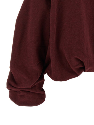 Bordeaux Cotton Hoodie