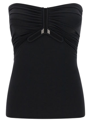 Black Nylon Tank Tops