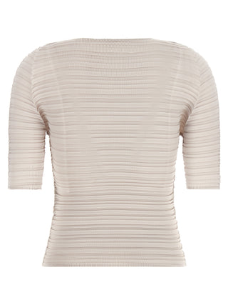 Beige Polyester Blouse