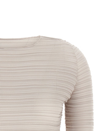 Beige Polyester Blouse