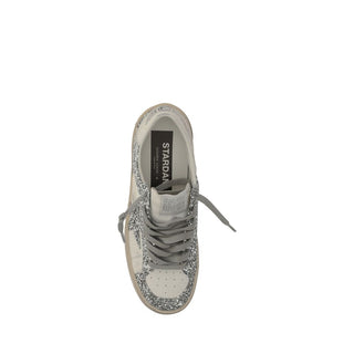 Gray Calf Leather Bos Taurus Low Top Sneakers