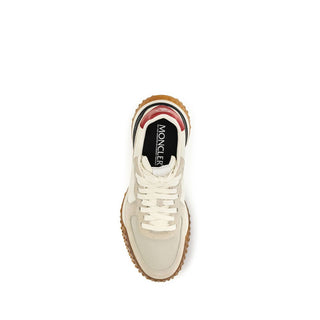 Beige Polyamide Athletic Sneakers