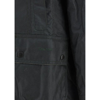 Bicolor Cotton Full-Length Jacket