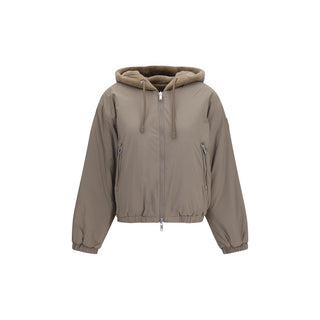 Brown Faux Fur Sweatshirt