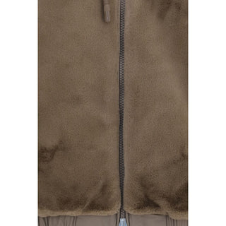 Brown Faux Fur Sweatshirt
