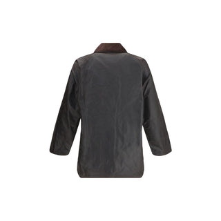 Black Cotton Full-Length Jacket