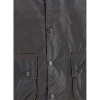 Black Cotton Full-Length Jacket