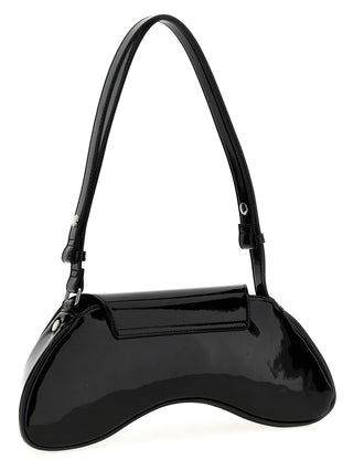 Black Polyethylene Shoulder Bag