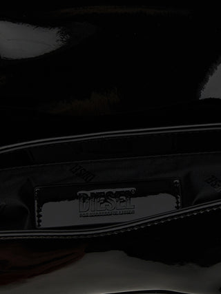 Black Polyethylene Shoulder Bag
