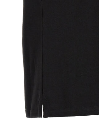 Black Cotton Polo Shirt